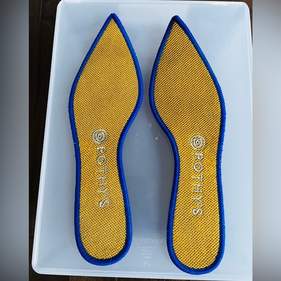 Rothy's The Point Flats Retired Marigold/Sunshine Yellow - Picture 10 of 13